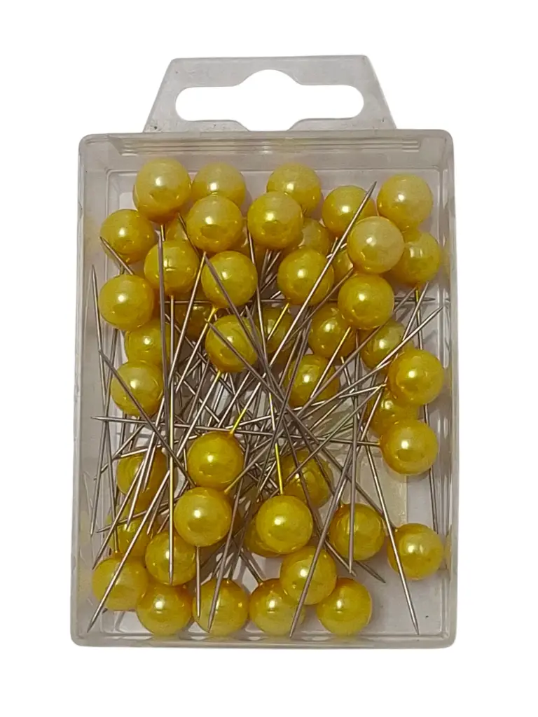 Parelspelden WM 08 Geel 10 mm doosje 50 stuks