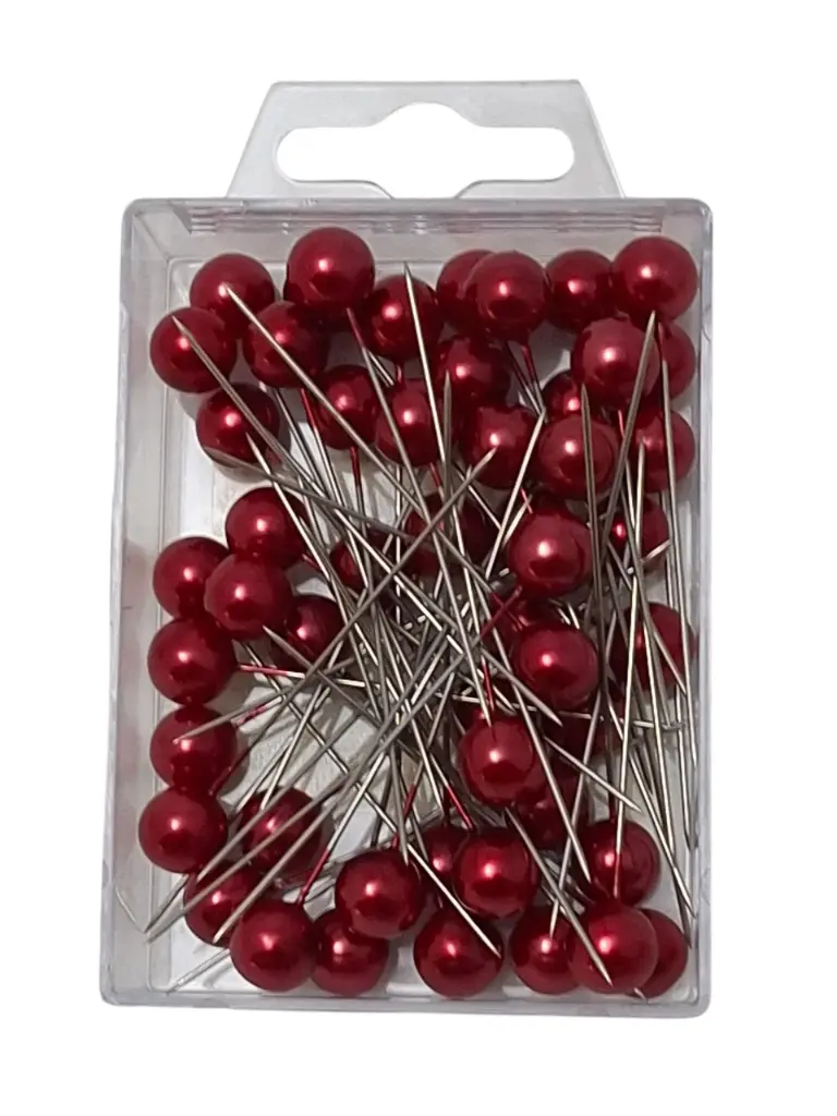 Parelspelden WM 19 Rood 10 mm doosje 50 stuks