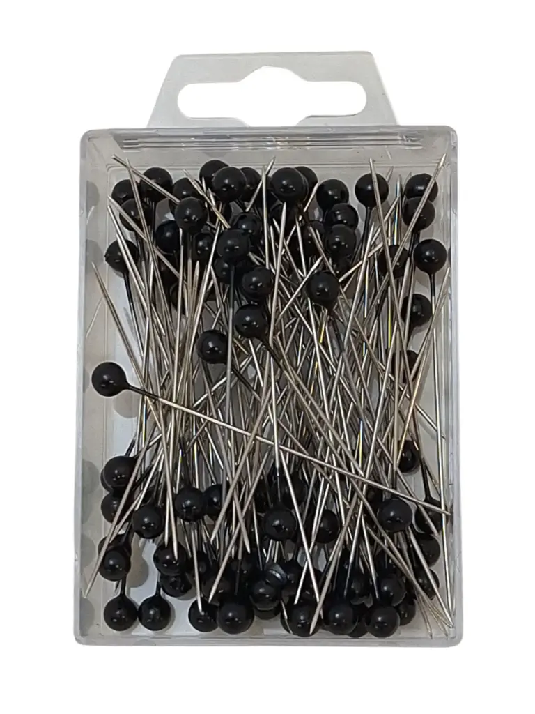 Parelspelden WM 23 Zwart 6 mm doosje 100 stuks