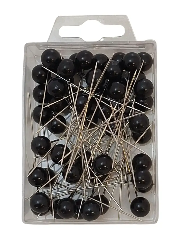 Parelspelden WM 23 Zwart 10 mm doosje 50 stuks