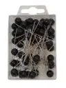 Parelspelden WM 23 Zwart 10 mm doosje 50 stuks