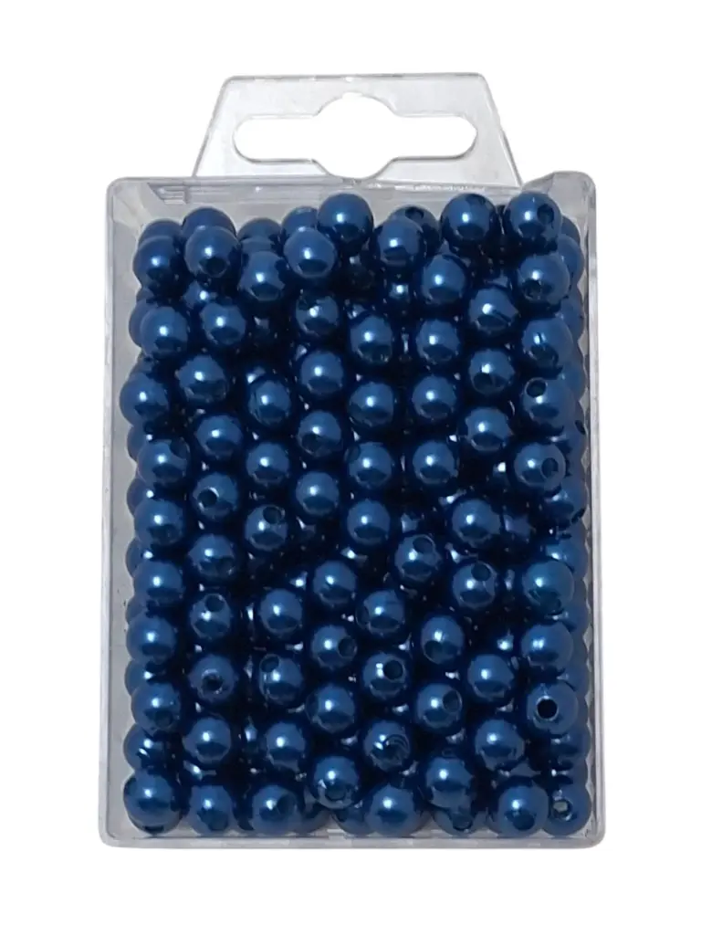 Parels rijgparels 02 Blauw 8 mm