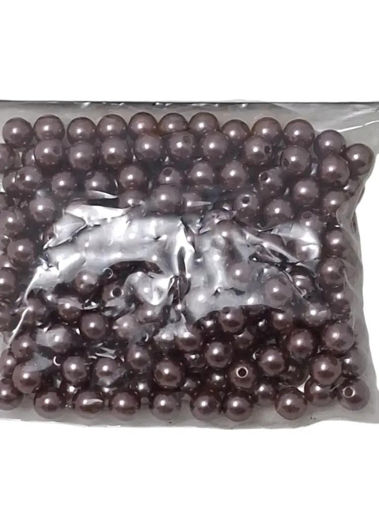 Parels rijgparels 85-0086-054 Chocola/Koper 8 mm