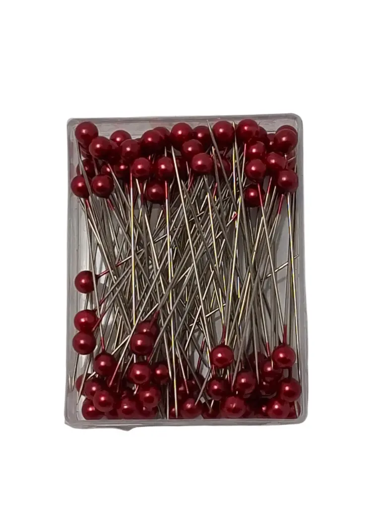 Parelspelden DV613 48 Donkerrood 6 mm doosje ca. 100 stuks