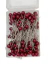 Parelspelden DV614 48 DonkerRood 8 mm doosje 100 stuks