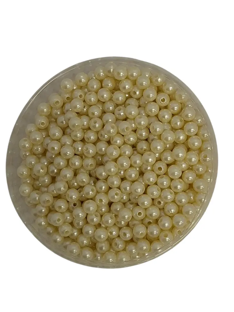 Rijgparels Champagne 8 mm WM Pot 300 gram WM 05