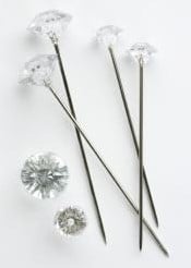Oasis® Diamantspelden Clear 5 mm 10 stuks