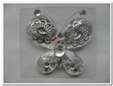 Butterfly Jewel Magneet Groen 6 cm