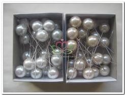 Parelspelden 632-49 Champagne 2,5 cm 25 stuks