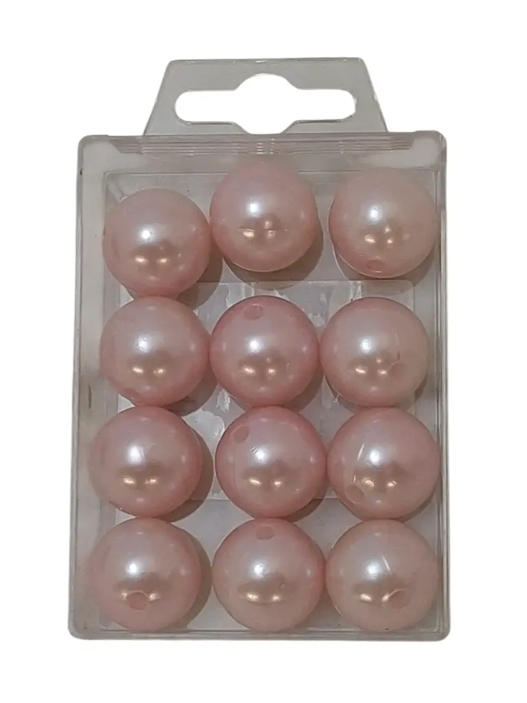 Parels Rijgparels WM 18 Lichtroze 20 mm ca. 50 gram
