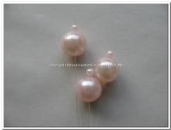 Pearl bead pick rose / doosje