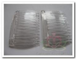 Haarkammetje Acryl voor haarcorsage 2 stuks