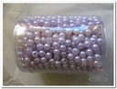 Rijgparels Lila 8 mm Pot 250 gram ca. 1000 stuks