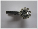 Flowerclip Metal Strassbloem knijpertjes 24 stuks