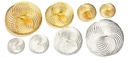 Draad Wielen Cirkels 1373-09 Goud 25 mm