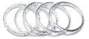 Ringen Trouwringen Zilver 2,50 x 30 mm 25 stuks