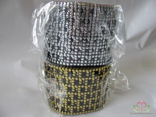 Gitterband Zilverkleur Open rol 3 m