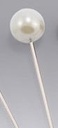 Parelspelden Ivory/Champagne 15 mm 10 stuks