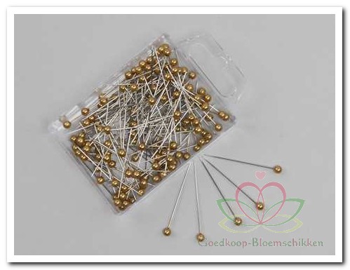 Parelspelden 12 Oranje 4 mm 144 stuks