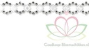 Strassband diamantjes 12 mm ca. 2 meter per kaartje