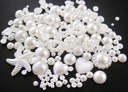Parel figuurtjes voor kaart scrapbooking 2-10 mm ca. 1000 stuks