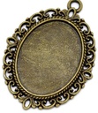 Bruidssieraad Hanger Memoriam Brons kleur 