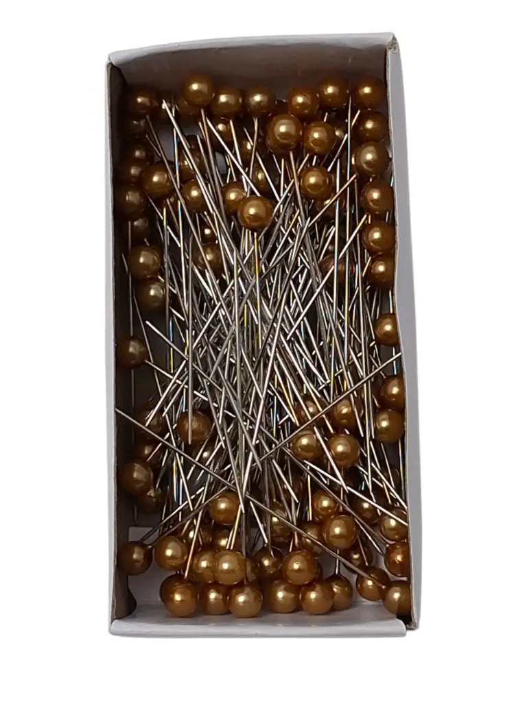 Parelspelden Push pin Goud 6 mm Set 120