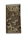Parelspelden Push pin Ivory 6 mm Set 120