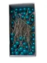 Parelspelden Push pin Aqua 8 mm Set 72