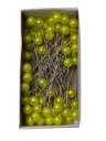 Parelspelden Push pin Lime Groen 8 mm Set 72