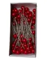 Parelspelden Push pin Rood 8 mm Set 72