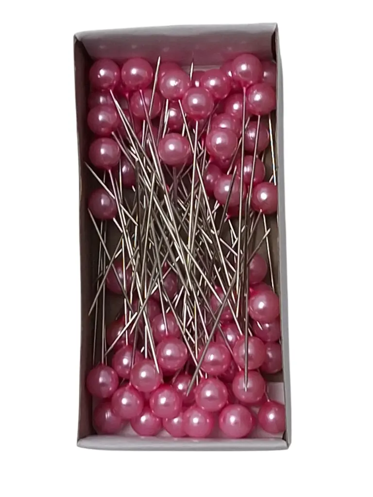 Parelspelden Push pin Soft Pink 8 mm Set 72