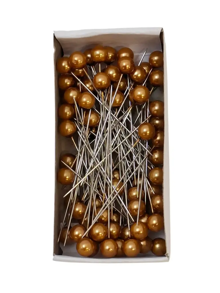 Parelspelden Push pin Goud 8 mm Set 72