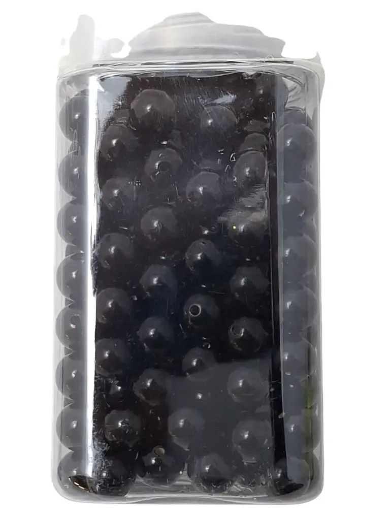 Rijgparels Pearls Zwart 12 mm 220 gr. 250 stuks