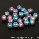 Parels pareltjes Rijgparels Rainbow 8 mm ca. 100 st 