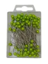 Parelspelden WM 01 Appelgroen 6 mm doosje 100 stuks