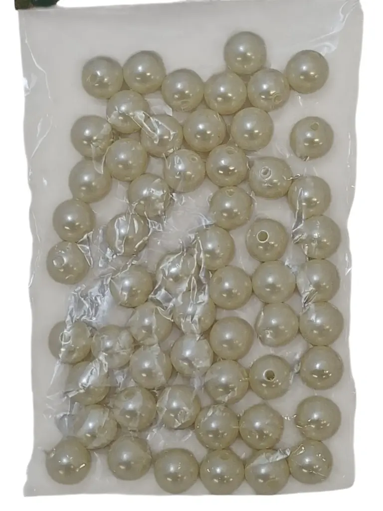 Parel, rijgparels 12 mm 50 gr hbl85-0087-057 Pearl  