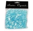 Diamantjes los strooidiamantjes Turquoise 10 mm 100 gram