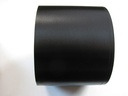 Bedrukt lint Zwart met Witte opdruk 70 mm 80 cm