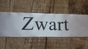 Bedrukt lint Ramona Creme met Zwarte opdruk 70 mm 80 cm