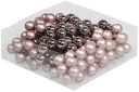 Balletjes op draad Smokey Rose combi 2 cm doos 144 stuks