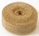 Jute band Naturel open structuur 5 cm rol 40 meter
