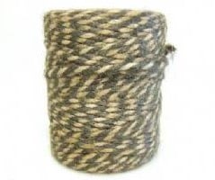 Jute 2 tone rol 2 kleurig bruin