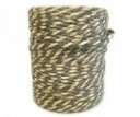 Jute 2 tone rol 2 kleurig bruin
