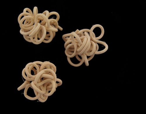 Krullint Rotan Naturel 2 mm 10 stuks