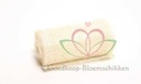 Jute Sinamay Ribbon Bleached burlap 7,5 cm 200 cm