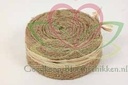 Jute band dicht Naturel 2 meter kleinverpakking