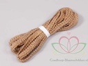 Jute band Naturel knoopeffect 350 cm