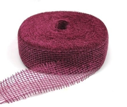 Jute band Seringen 5 cm rol 40 meter