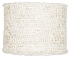 Jute band breed dik Off White 8 cm 10 meter